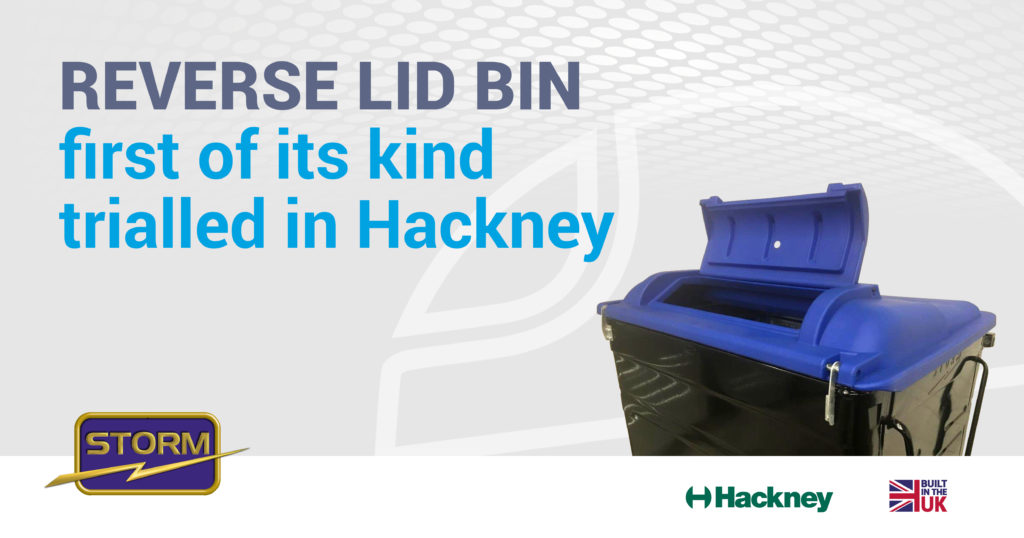Reverse Lid Recycling Bin First of its kind trialled in Hackney Storm
