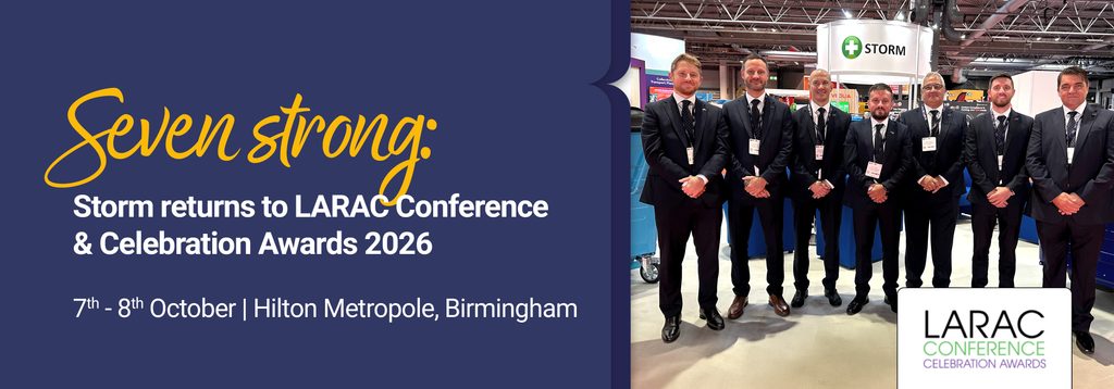 Storm's sales team will be at LARAC UK Conference & Celebration Awards 2026